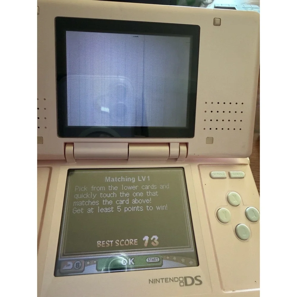 Nintendo DS Original Console Pink / NTR-001/2004-***READ***PARTS/Power On-Reads
